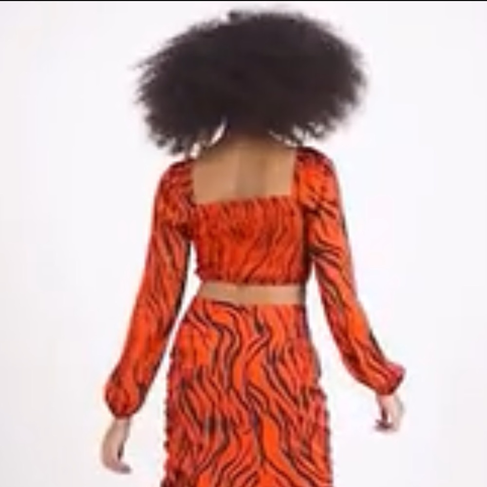 NWT-BAR III -Tiger-Print Crop Top, Created for Macy's. Size S - Picture 7 of 14